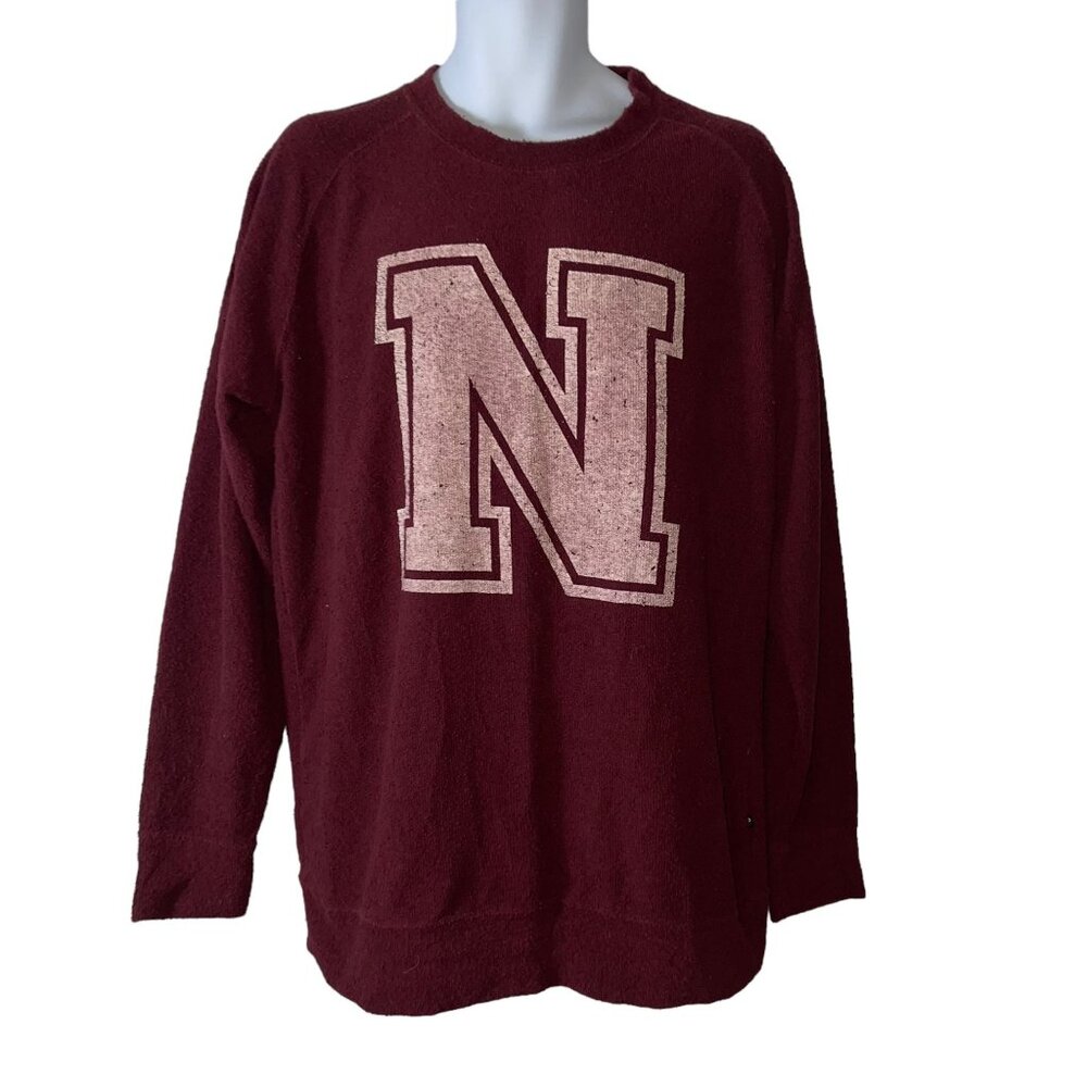 Rare Vintage Penant Nebraska Cornhuskers Shirt Mens L Red Logo University - Picture 1 of 10